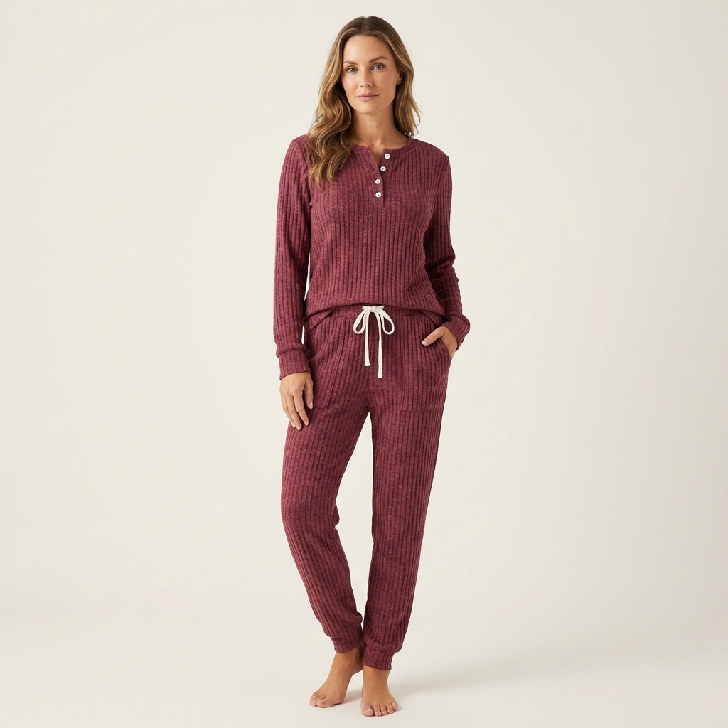 Amary | Ribbed Comfort Pyjama Set