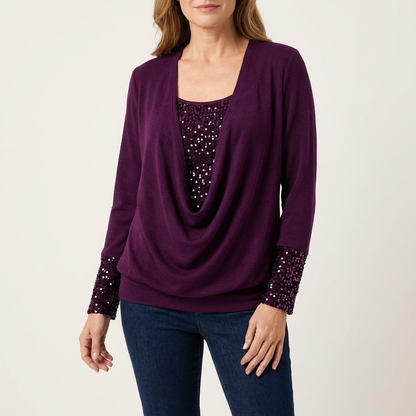 Ariella | Draped Soft-Touch Blouse