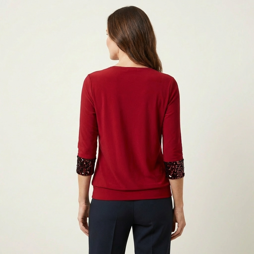 Ariella | Draped Soft-Touch Blouse