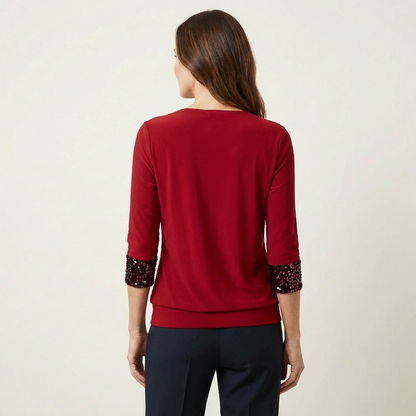 Ariella | Draped Soft-Touch Blouse