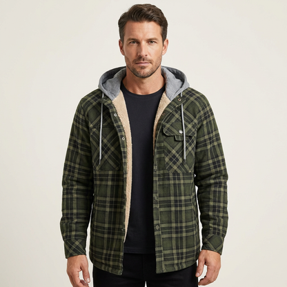 Dave | Plaid Insulated Jacket