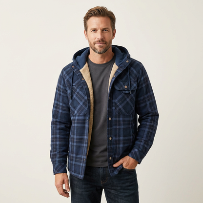 Dave | Plaid Insulated Jacket