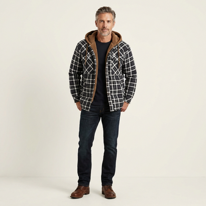 Dave | Plaid Insulated Jacket