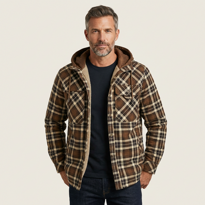 Dave | Plaid Insulated Jacket