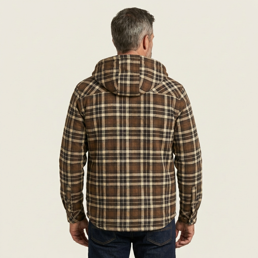 Dave | Plaid Insulated Jacket