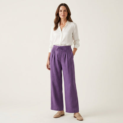 Miara | Wide-Leg Linen Pant