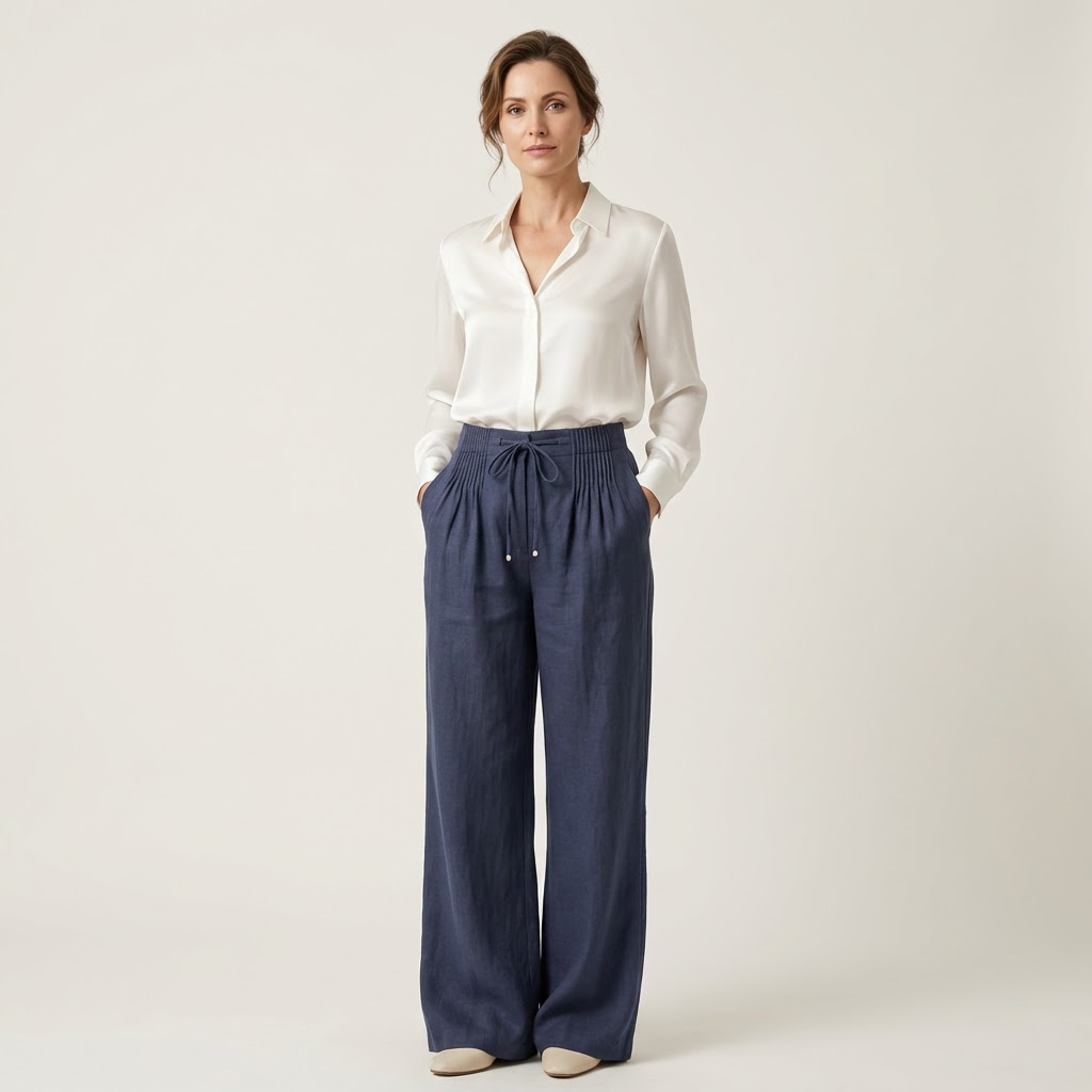 Miara | Wide-Leg Linen Pant
