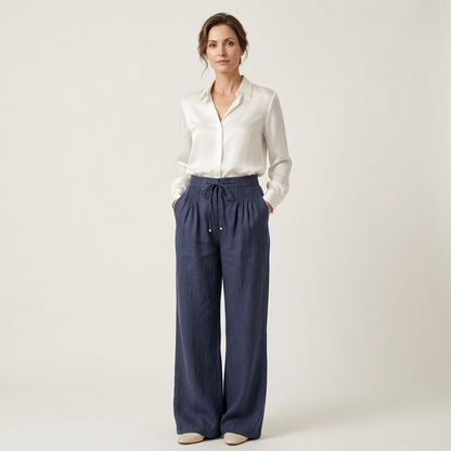 Miara | Wide-Leg Linen Pant