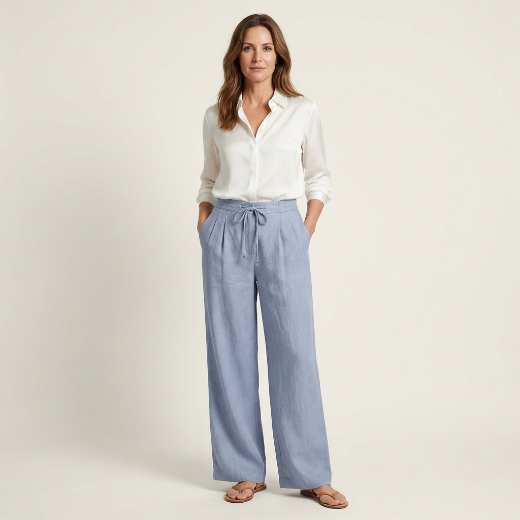 Miara | Wide-Leg Linen Pant