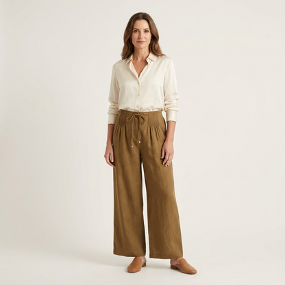 Miara | Wide-Leg Linen Pant