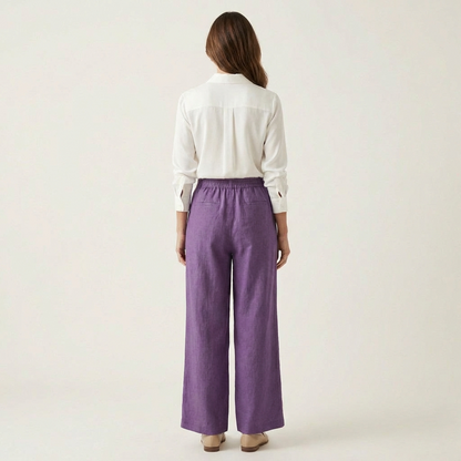 Miara | Wide-Leg Linen Pant