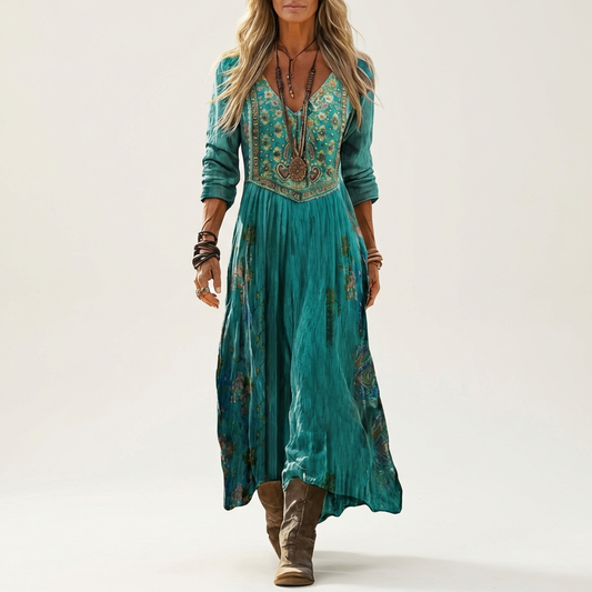 Livia | Floral Soft-Touch Midi Dress