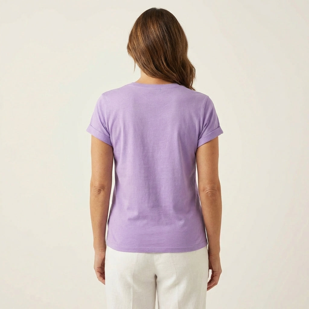 Alexis | Heart Print Casual T-Shirt