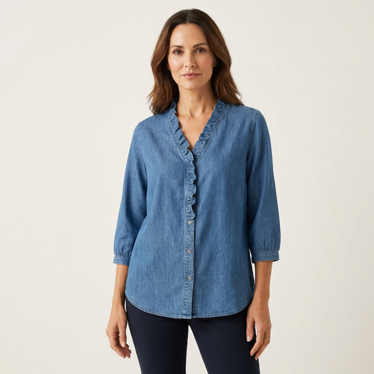 Irelia | Elegant Ruffle Blouse