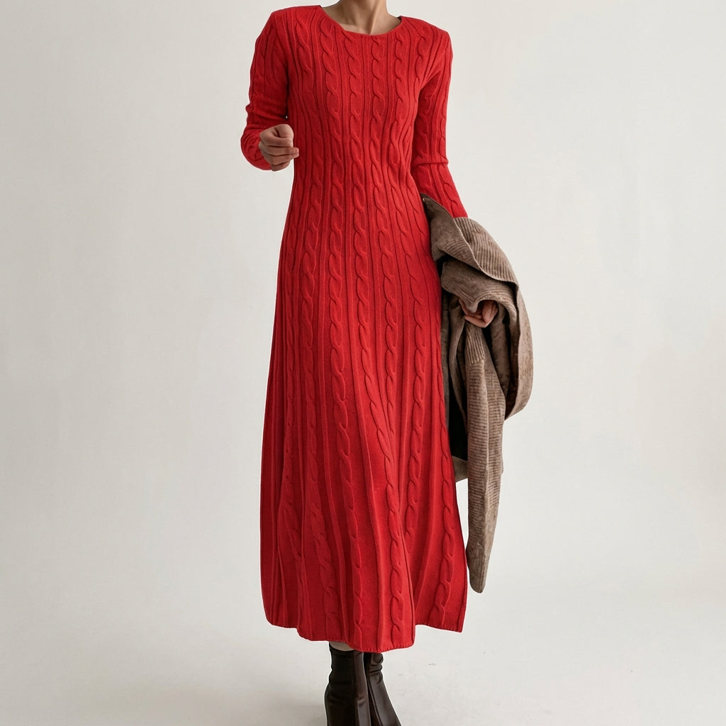 Roxane | Elegant Knitted Maxi Dress