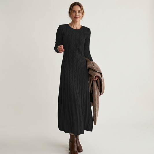 Roxane | Elegant Knitted Maxi Dress