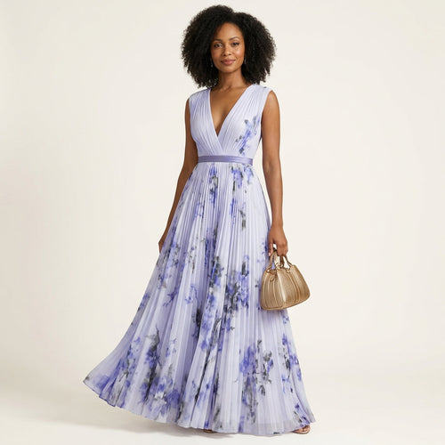Rebecca | Long Floral Dress