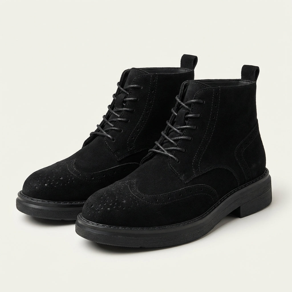 Charlie | Suede Brogue Boot