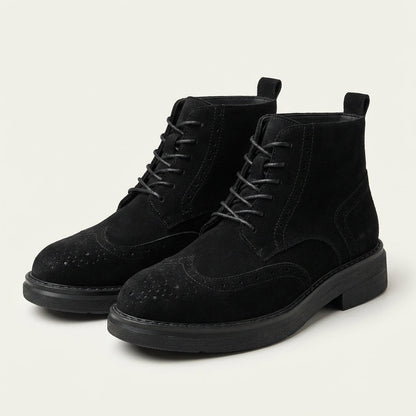 Charlie | Suede Brogue Boot