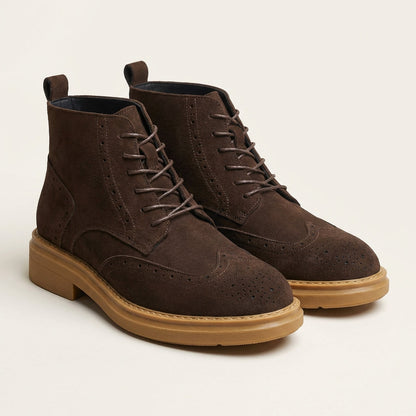 Charlie | Suede Brogue Boot