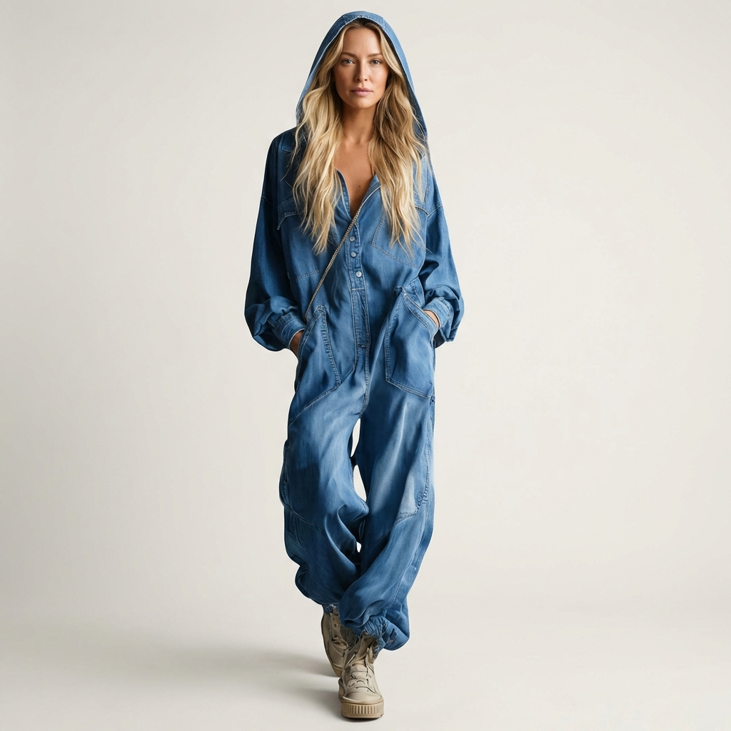 Lorane | Hooded Jumpsuit