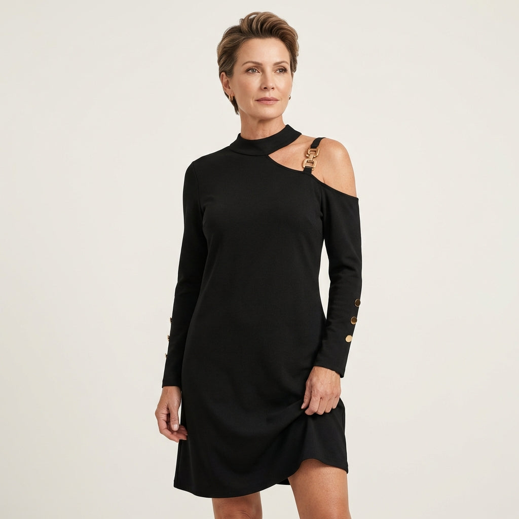Chloe | One-Shoulder Mini Dress