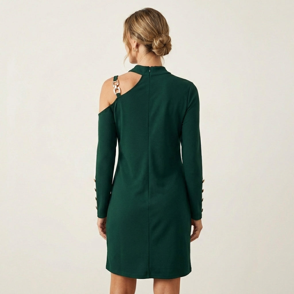Chloe | One-Shoulder Mini Dress