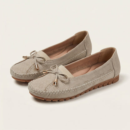Lena | Bow-Detail Slip-On Flat
