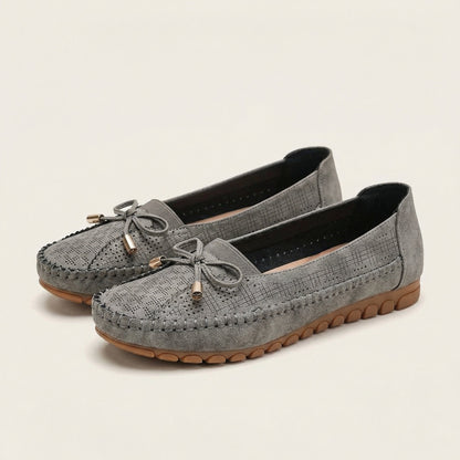 Lena | Bow-Detail Slip-On Flat