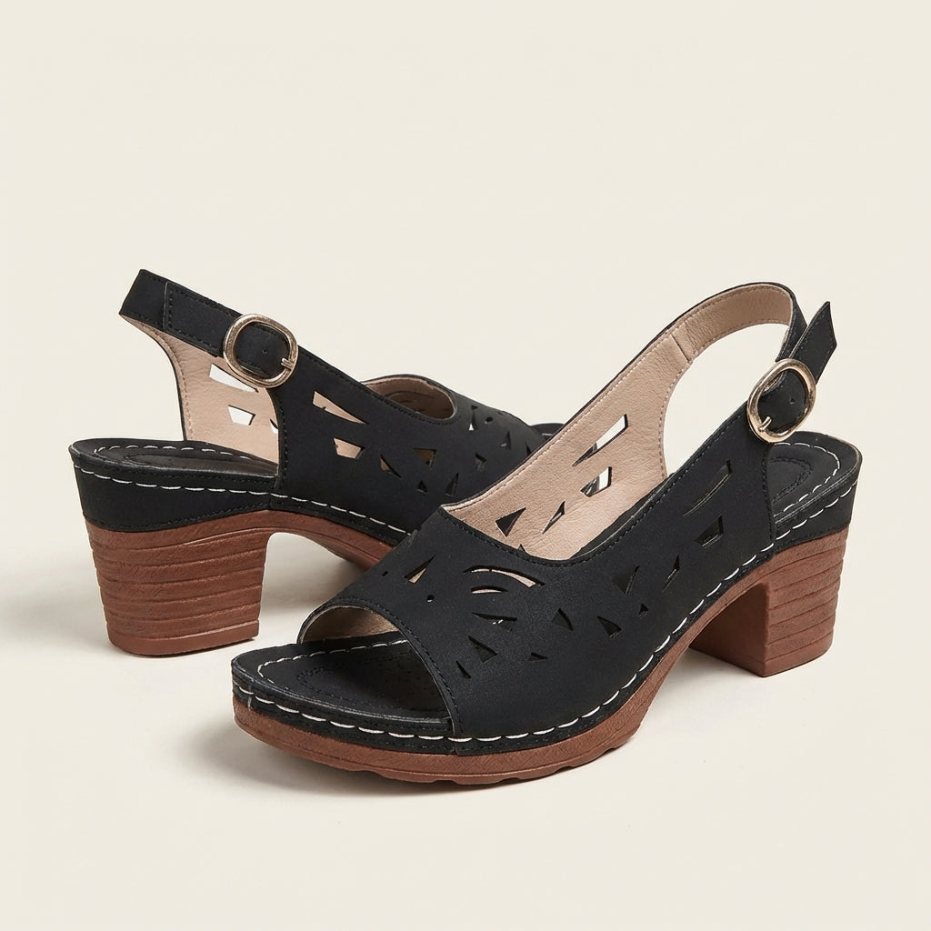 Carina | Roman Block-Heel Sandal