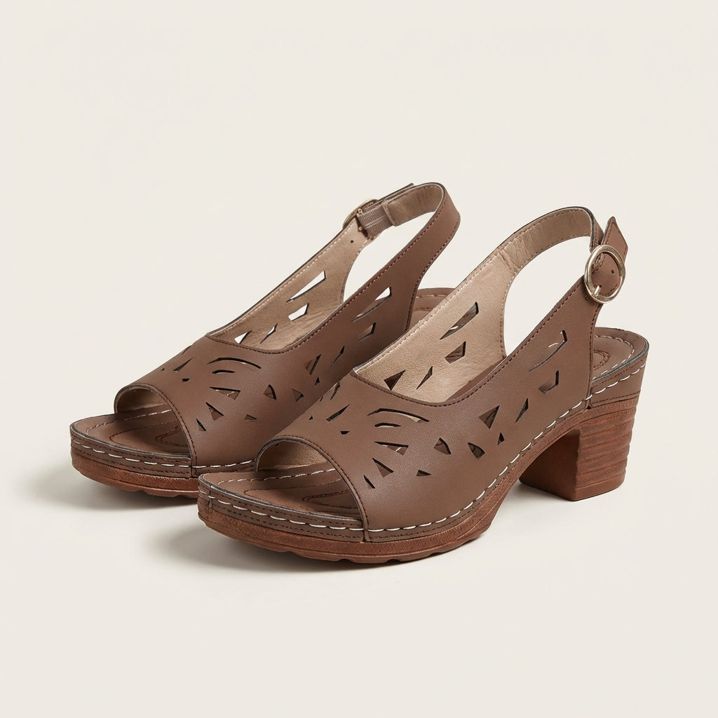 Carina | Roman Block-Heel Sandal