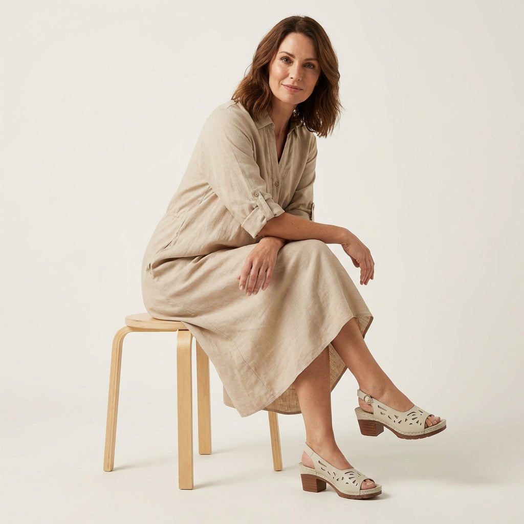 Carina | Roman Block-Heel Sandal