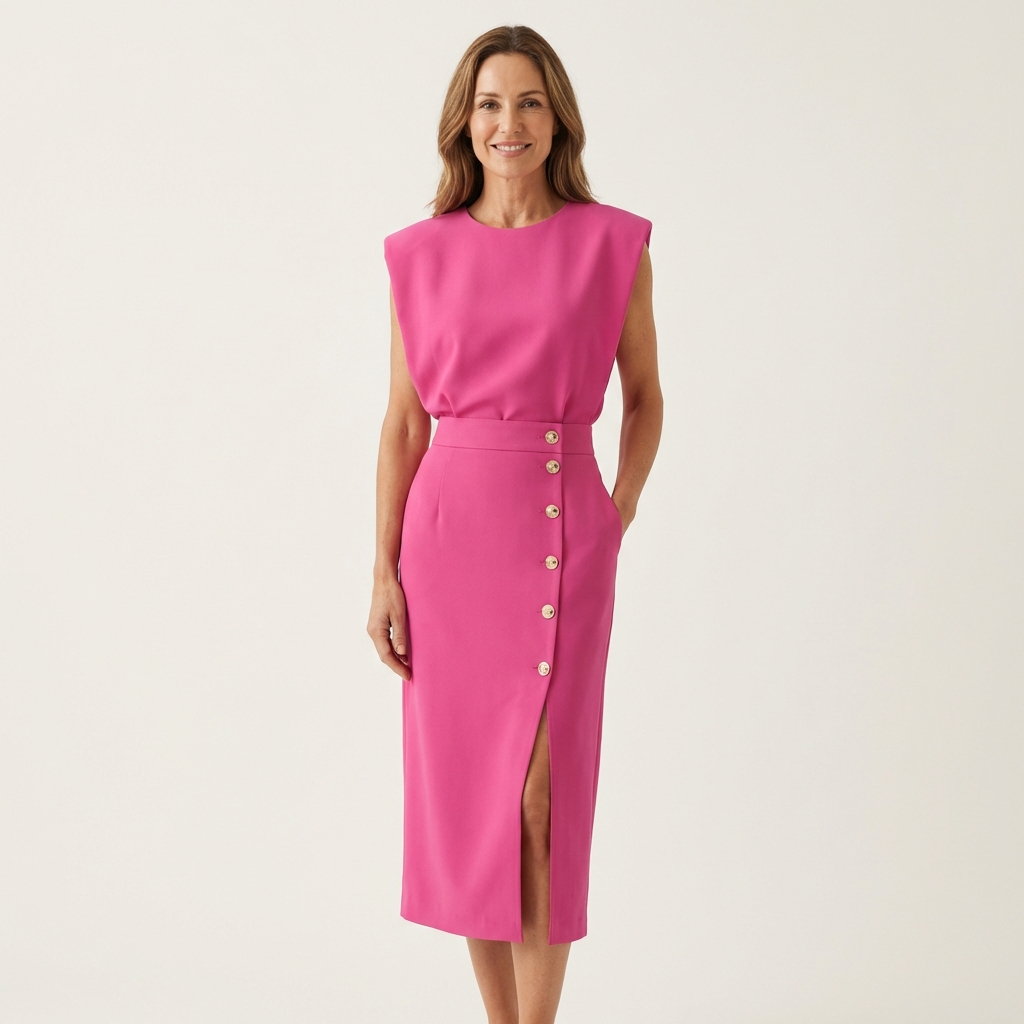 Dalia | Midi Dress With Side Slit