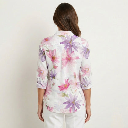 Rina | Colorful Print Blouse