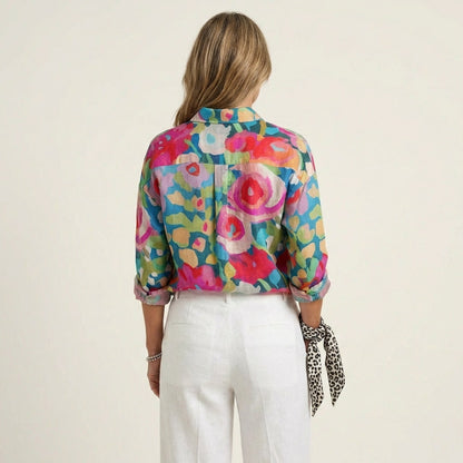 Rina | Colorful Print Blouse