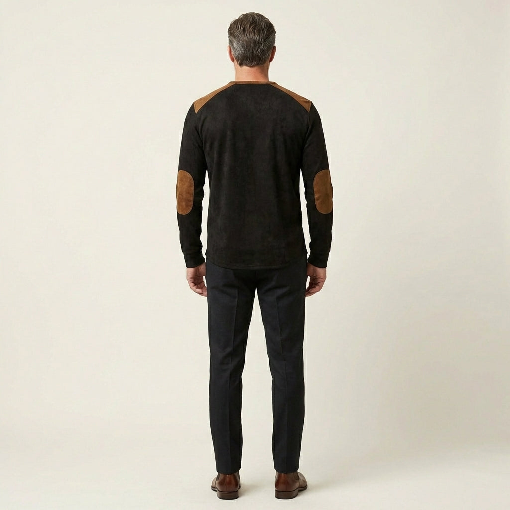 Bradley | Suede-Touch Henley Shirt