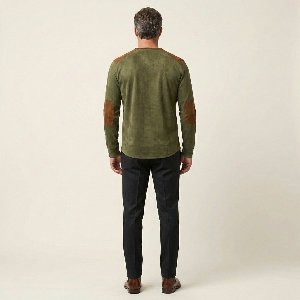 Bradley | Suede-Touch Henley Shirt