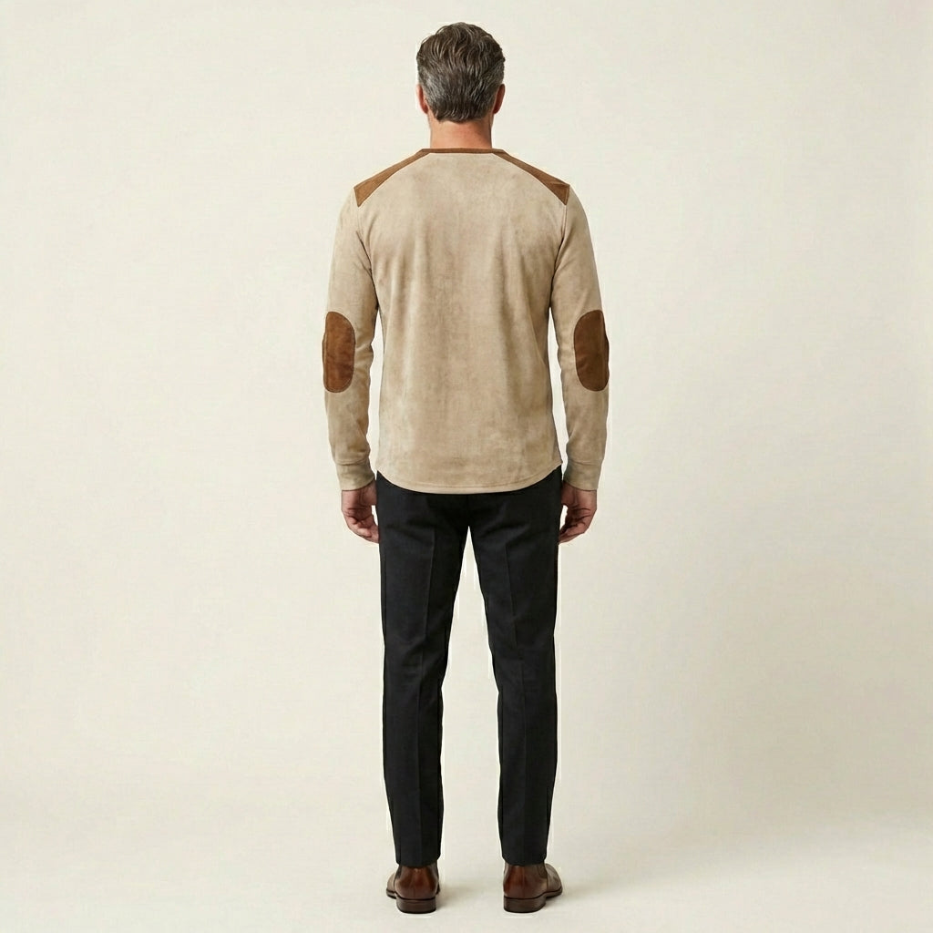 Bradley | Suede-Touch Henley Shirt
