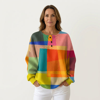 Fabienne | Vintage Print Sweatshirt