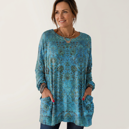 Norina | Vintage Print Blouse