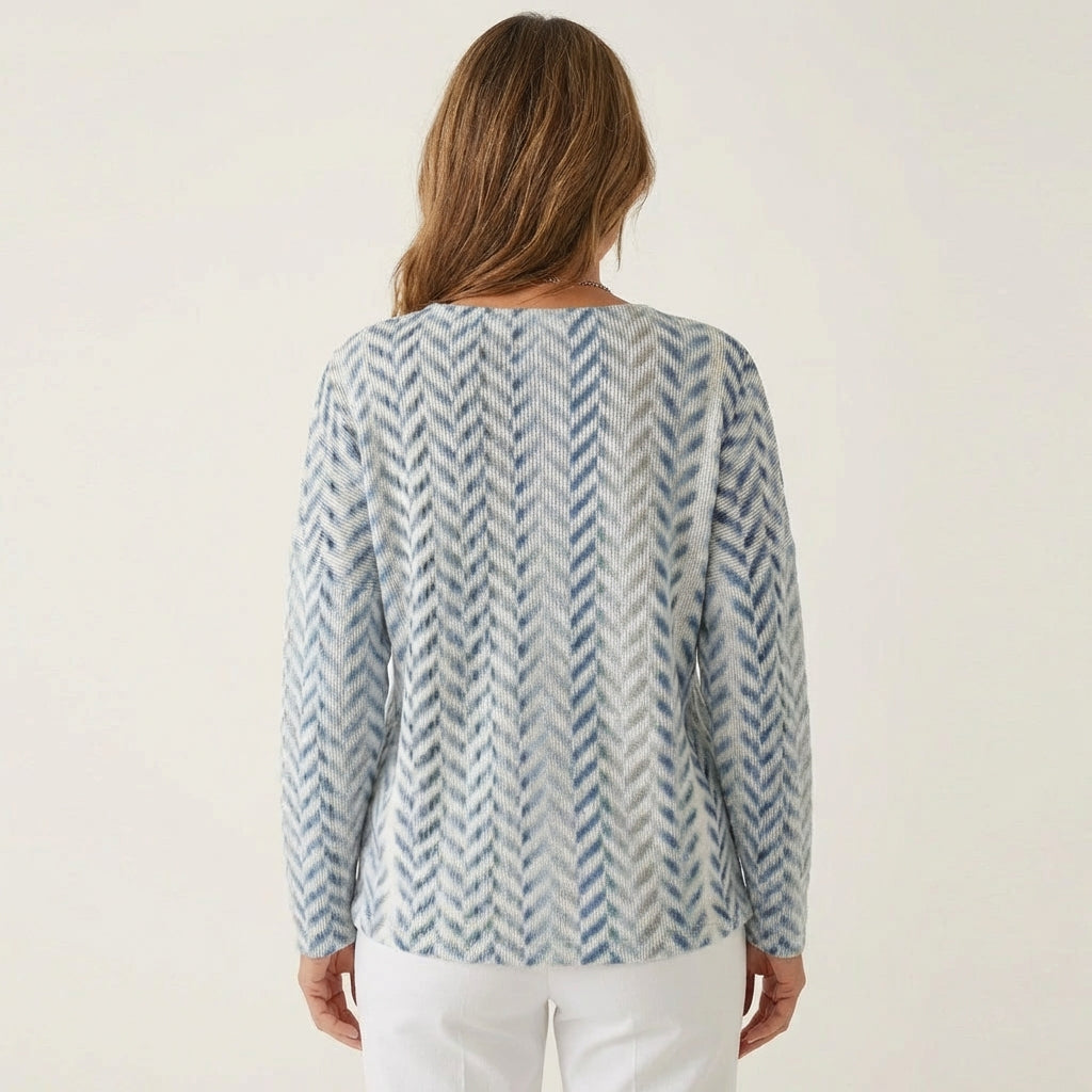 Yoleen | Vintage Print Long-Sleeve T-Shirt