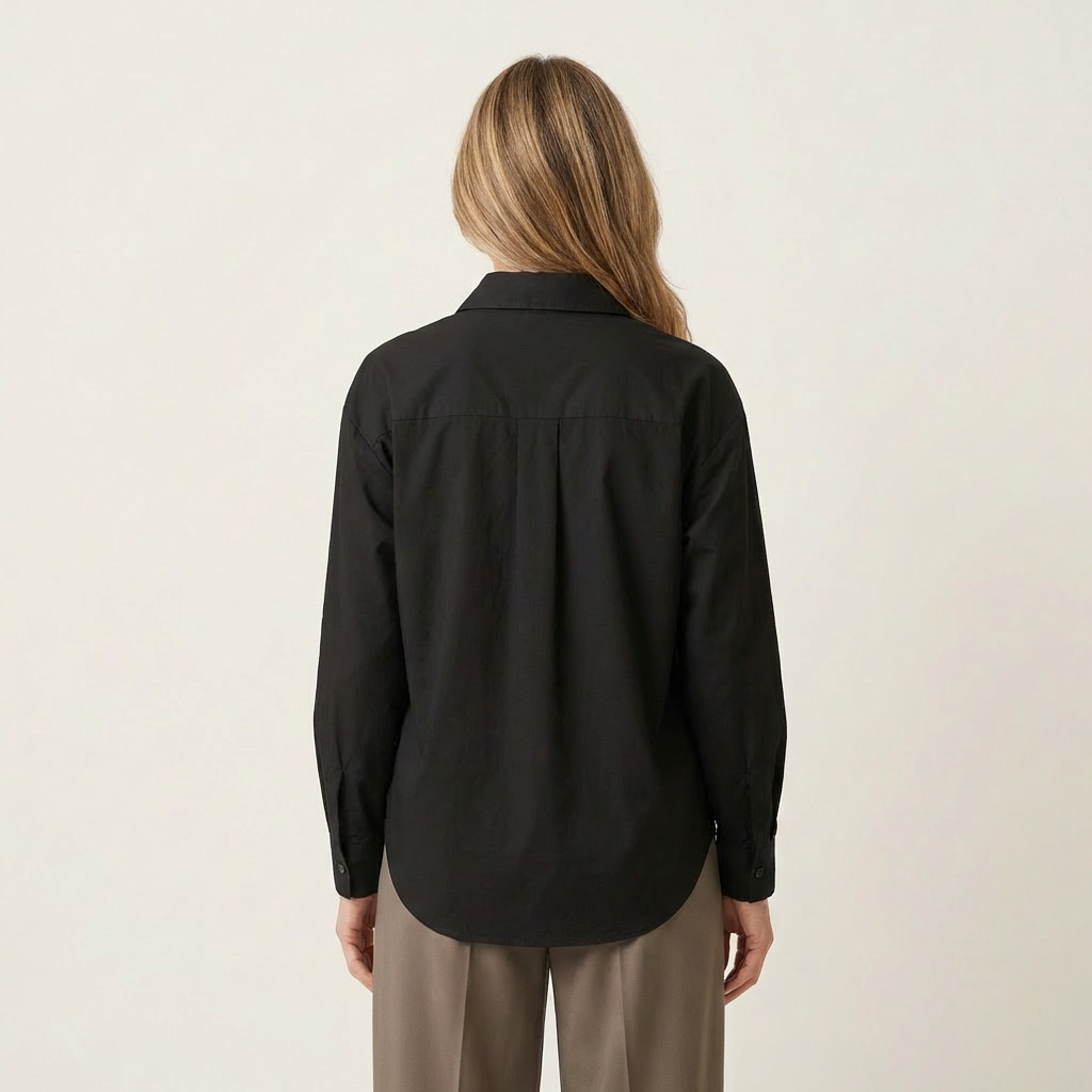 Mandy | Cotton-Linen Retro Blouse