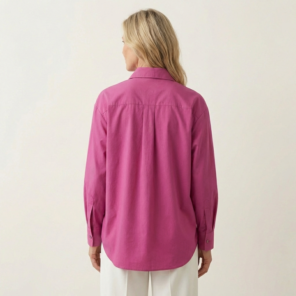 Mandy | Cotton-Linen Retro Blouse