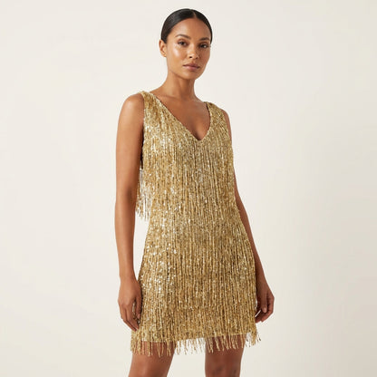 Cherryl | Fringe Dress