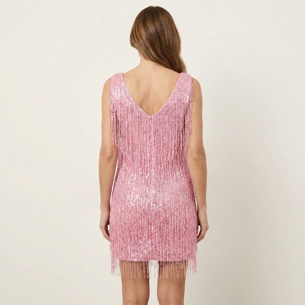 Cherryl | Fringe Dress