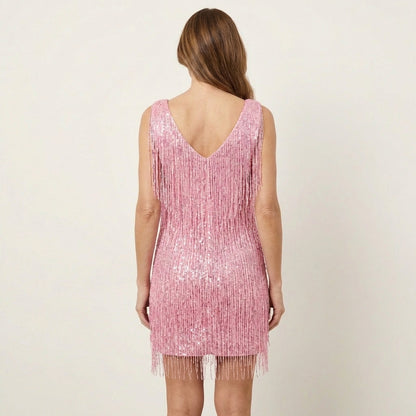 Cherryl | Fringe Dress