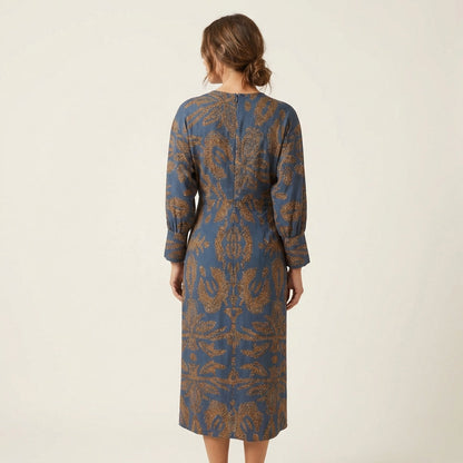 Isadora | Midi Dress With Waist Tie
