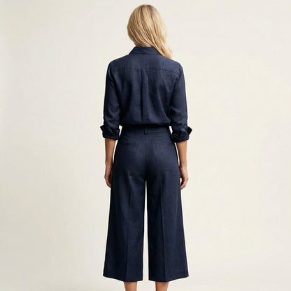 Regina | Linen Shirt & Pants Set