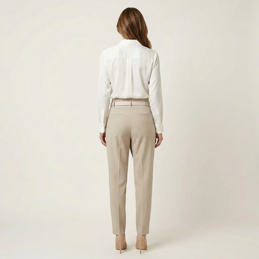 Jade | High-Waist Ankle Trousers