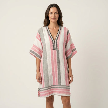 Meadow | Floral V-Neck Dress